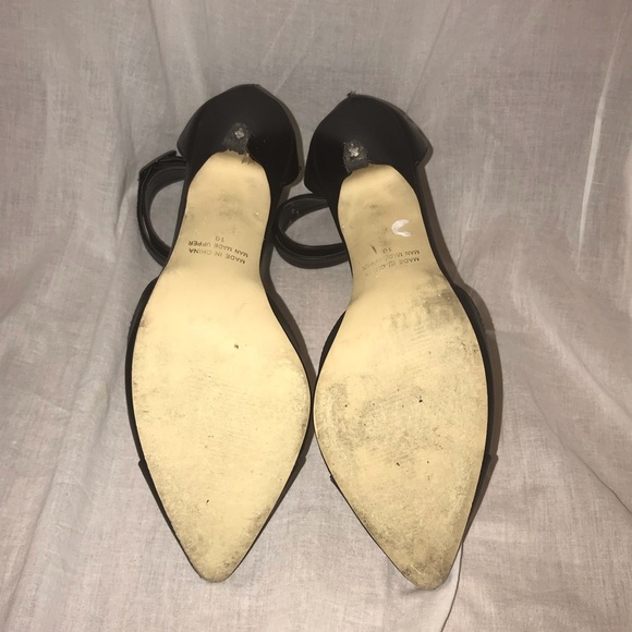 Black Strappy Heels - Picture 6 of 7